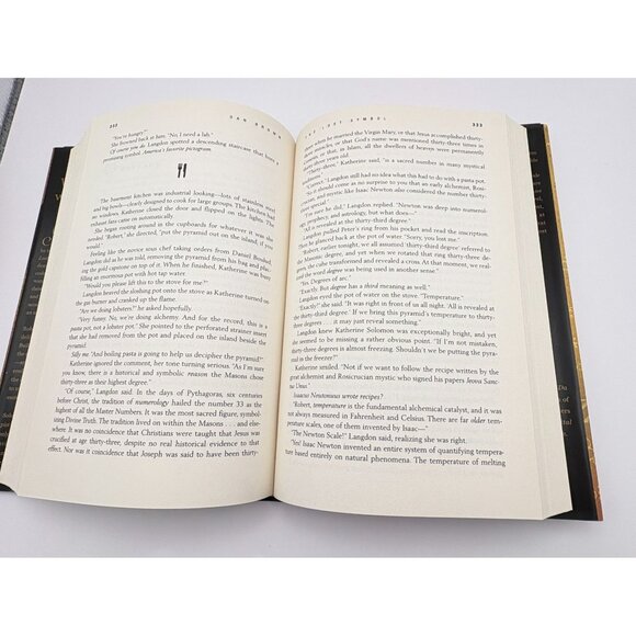 The Lost Symbol by Dan Brown 1st Edition Hardcover Robert Langdon - Picture 6 of 10